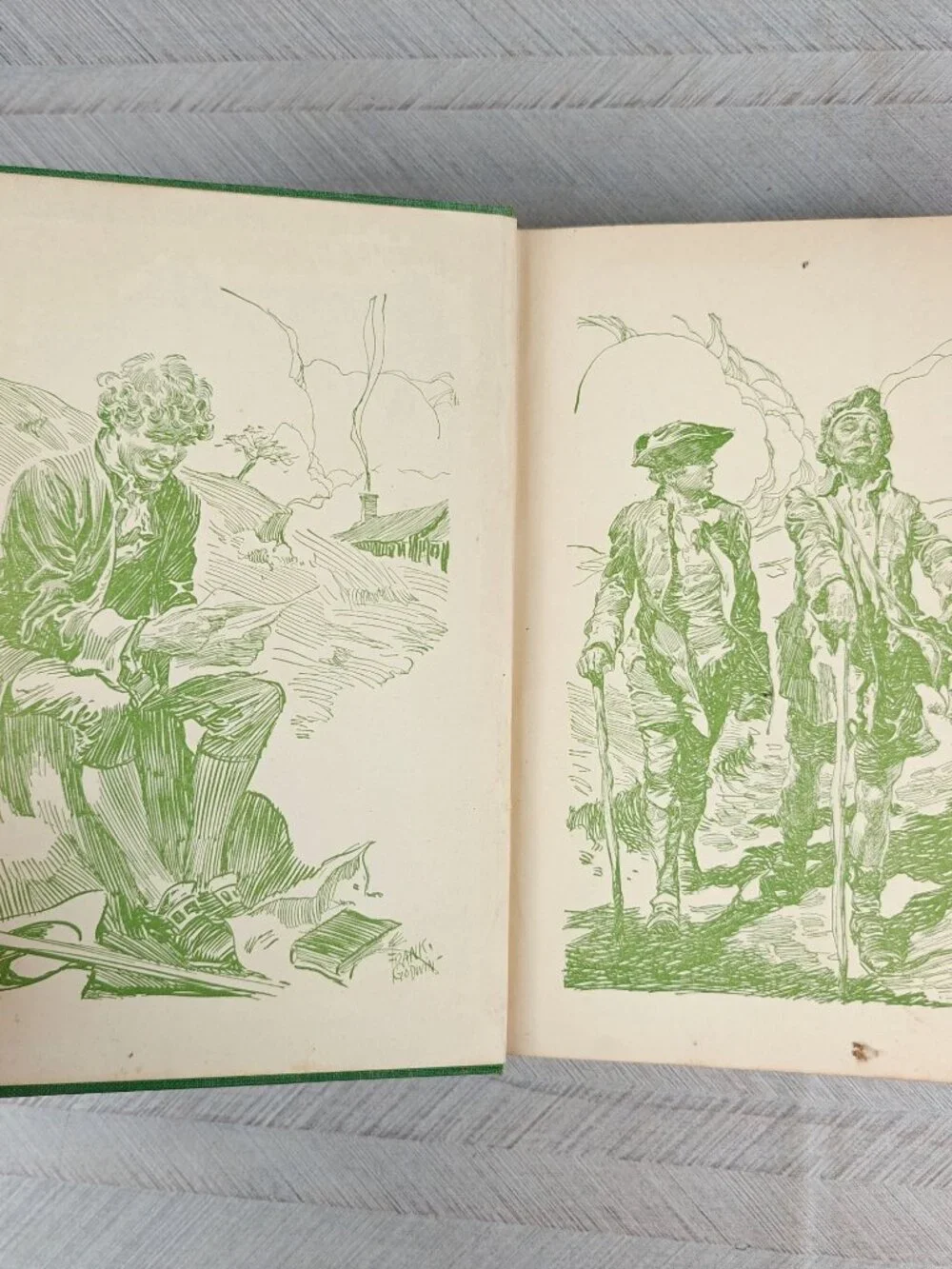 Kidnapped Robert Louis Stevenson Hardcover 1925 Illustrated Adventure Fiction